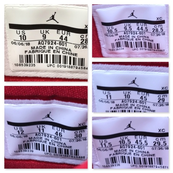 NEW Air Jordan 1 RE Hi Double Strap Red - Picture 7 of 7